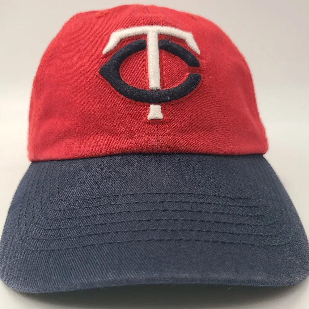 Minnesota Twins Hat Fitted M 47 Brand Franchise Red Blue MLB Baseball Logo Men